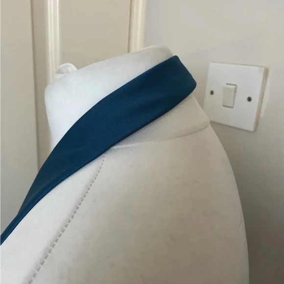 Rare Vintage Batman Design Mens Tie Teal Dark Knight 1992 - Picture 16 of 16